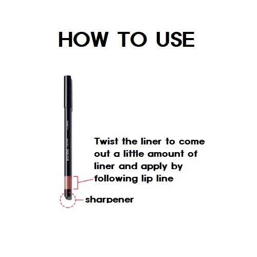 The Saem Eco Soul Lip Liner - 3 Colors [#PK01 Rose Garden]